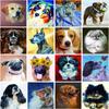 5d Diamond Painting Dog Cross Stitch Full Round Diamond Embroidery Mosaic Animal Handiwork Rhinestone Home Decor