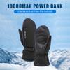 Electric Heating Gloves Cold-Proof Hand Warmer Gloves Waterproof 3 Gear Temperature for Climbing Hiking Cycling