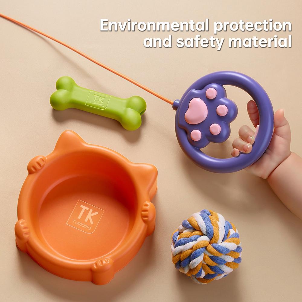 TUMAMA 7 шт. плюшевых игрушек для собак, ходячих, лающих, виляющих, электронных интерактивных, мягких игрушек с ошейником