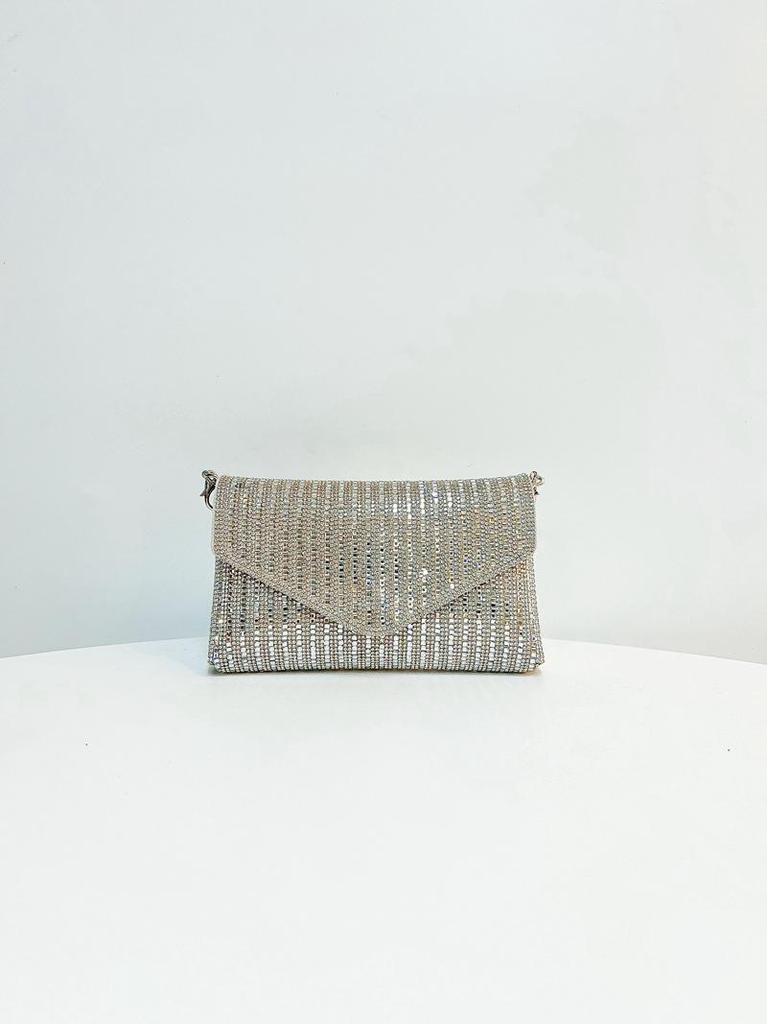 Трансграничный модный клатч на цепочке с бриллиантами – Универсальная вечерняя сумка, кроссбоди, на плечо или подмышку