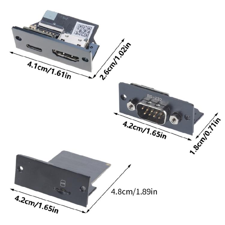 Портативный KVM + RS232 DB9 4G Модуль управления для Pocket 4 со встроенным USB-портом