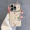 Маленький свежий цветочный чехол для телефона vivo iQOO 13 со всех сторон x200pro гальванический большой окно s19 женский 18