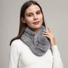 New Faux Fox Fur Scarf Shawl Pearl Fashion Warm Thicken Fake Fur Collar Women Short Neckerchief Neck Warmer Clothing Accessories