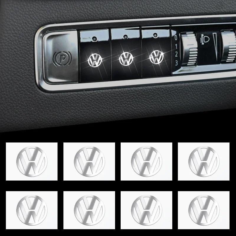 VW For Volkswagen Car Logo Metal Stickers Decorat Emblem For Volkswagen GOLF 5 Tiguan Polo Golf 6 Golf 7 Jetta Magotan Bora Scir