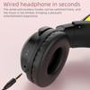 Foldable Head-mounted Cat Ear LED Glowing Gaming Headset Heavy Bass Bluetooth 5.0 Earphones True Wireless Headphone with Microphone