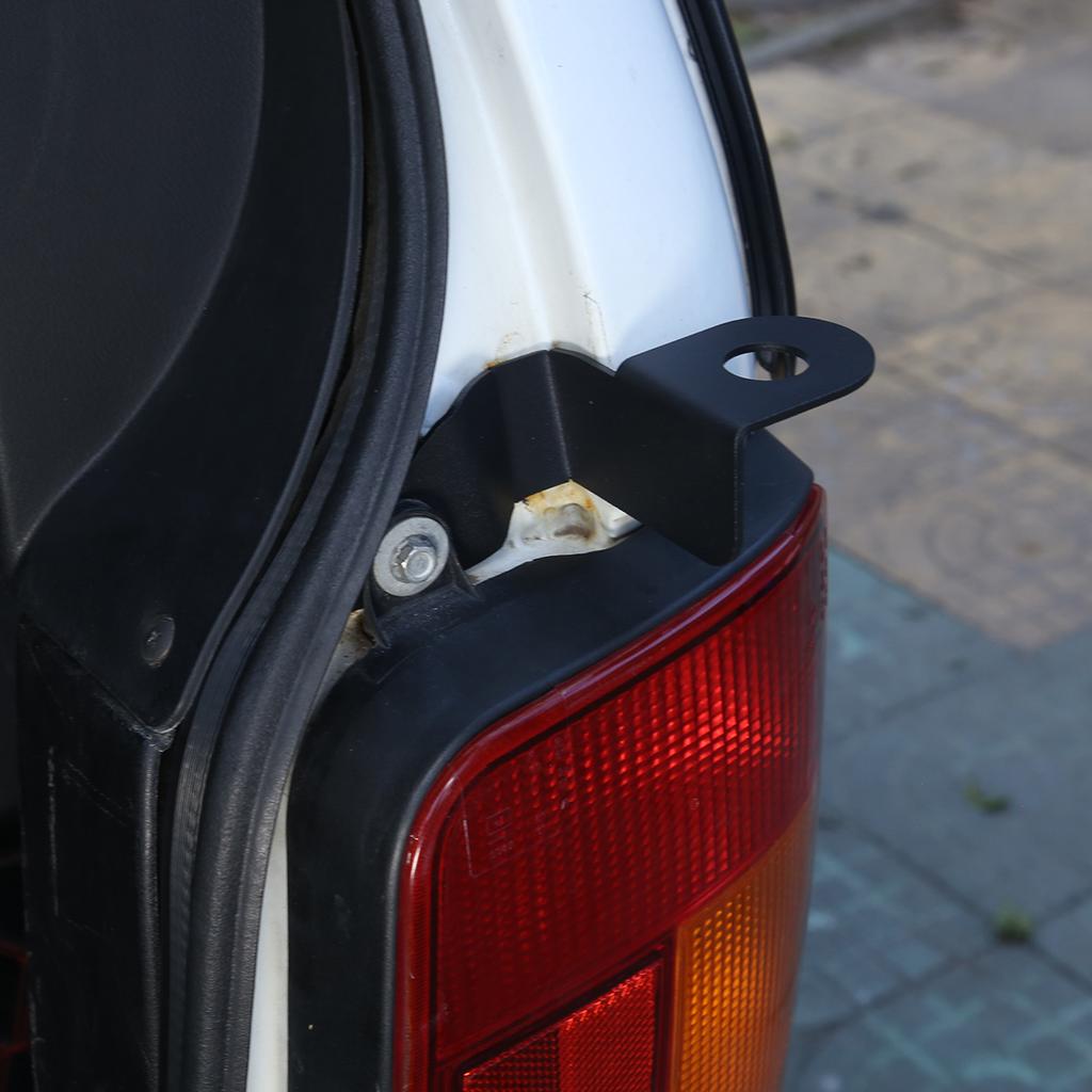 Для LADA NIVA 4X4 09-19 Стайлинг автомобиля, черная петля задней двери из нержавеющей стали, флагшток, монтажный кронштейн антенны, автомобиль