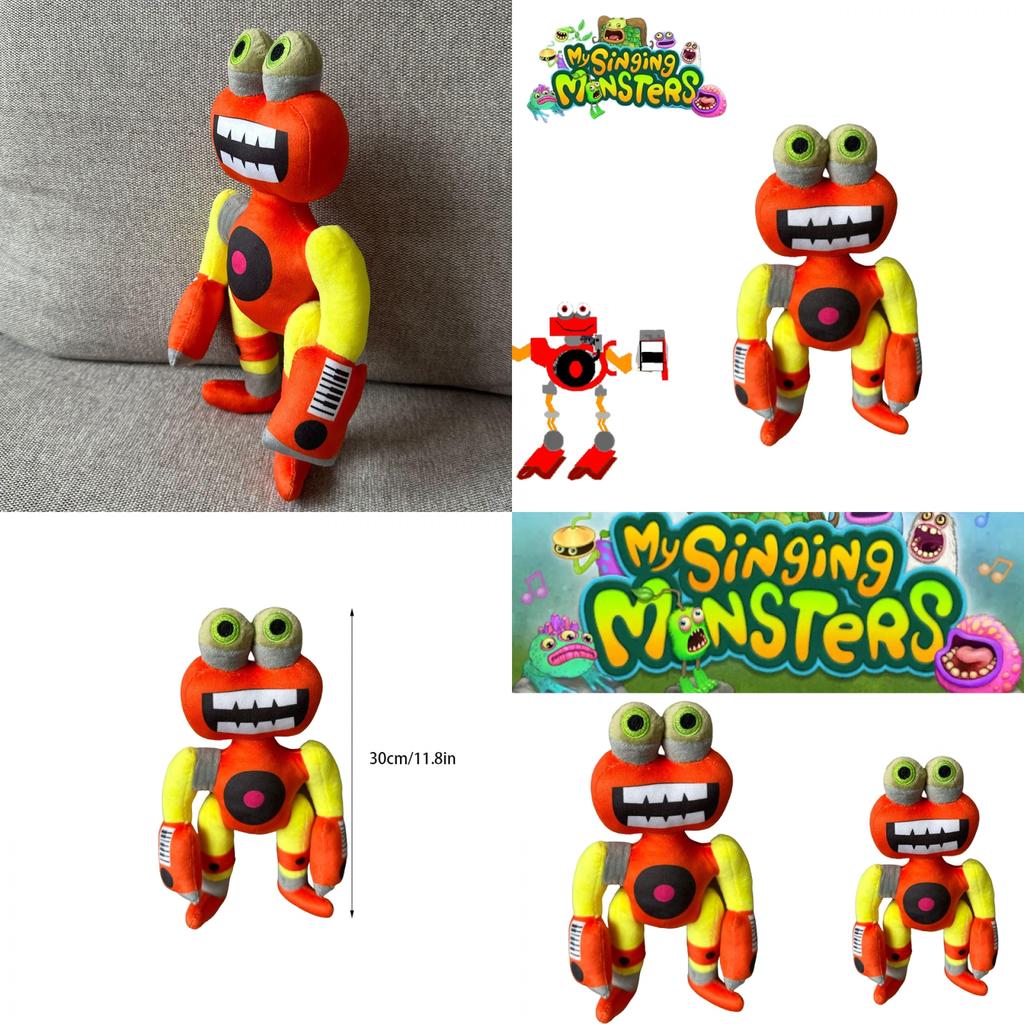 Плюшевые куклы My Singing Monsters Wubbox, мягкие игрушки, подарок на день рождения для детей и младенцев
