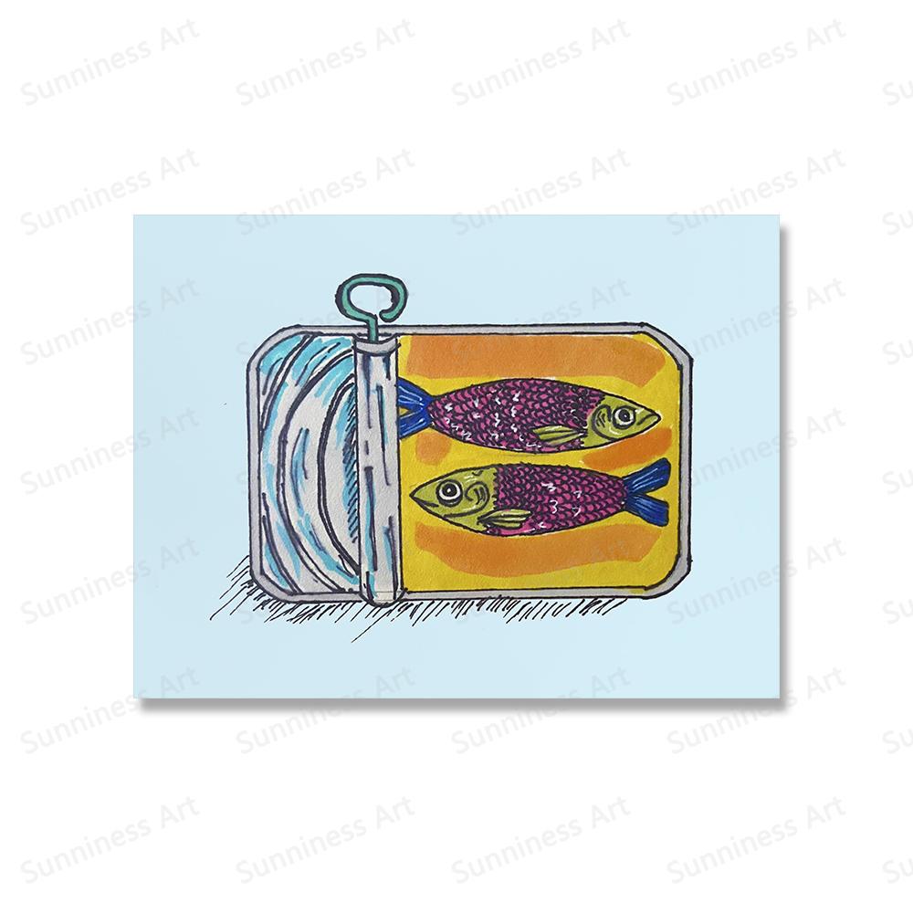 Nordic Food Flowers Coffee Cups Aperol Mac and Cheese Wall Art Canvas Painting Posters Print Pictures For Living Room Home Decor