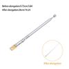 17/25Cm 5 Section Metal Full-Channel Am Fm Radio Antenna Telescopic Antenna Rotating Antenna Aerial M2.5
