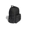 Adidas Originals Three Stripes Sport Simple Retro College Style Large Capacity Polyester Backpack Unisex Backpack Black FM0724