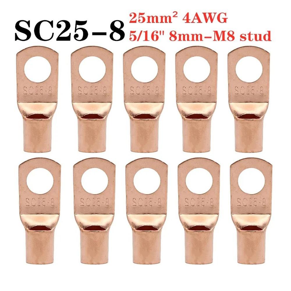 Проводной соединитель Медный Медный Клеммный Неизолированный Маленький Клеммная колодка Кабельный наконечник Кабель