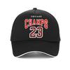 CHICAGO CHAMPS 23 Бейсболки Летний козырек Хип-хоп Snapback Hat Унисекс Хлопковые шапки для верховой езды Регулируемая унисекс Уличная кепка для папы