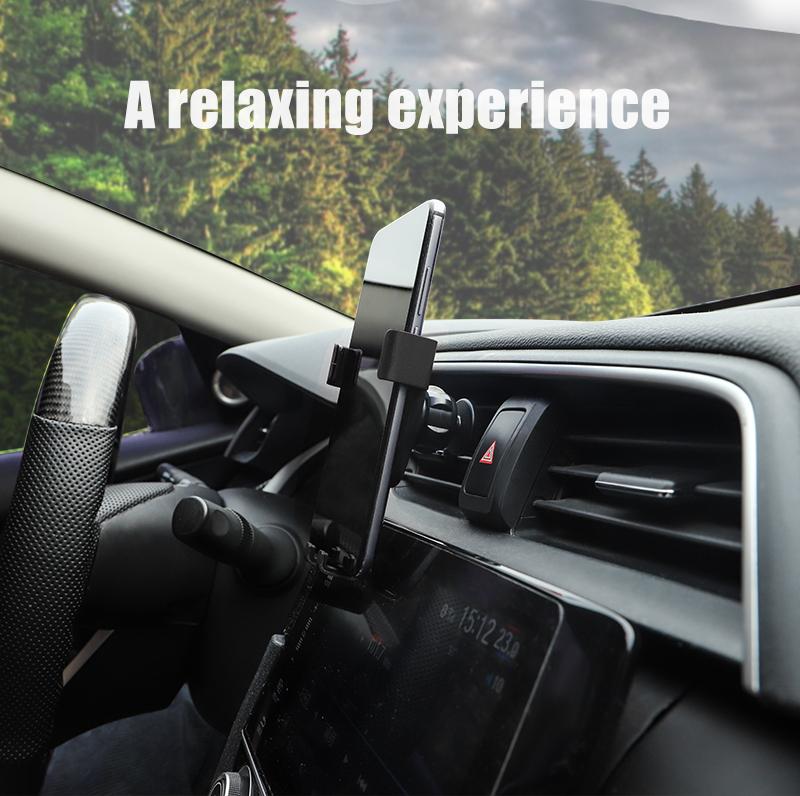 1Pcs Car Phone Holder Gravity Sensing Air Vent Stand Accessories For Mitsubishi L200 ASX Attrage Eclipse Cross Xpander Outlander
