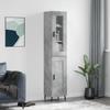 VidaXL Highboard Concrete Grey 34.5x34x180 Cm Engineered Wood 3199509