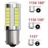 2x 1156 LED BA15S P21W PY21W BAY15D 5630 5730 33SMD LED Bulb BAU15S P21/5W 12V For Signal Lights Reverse Lamp