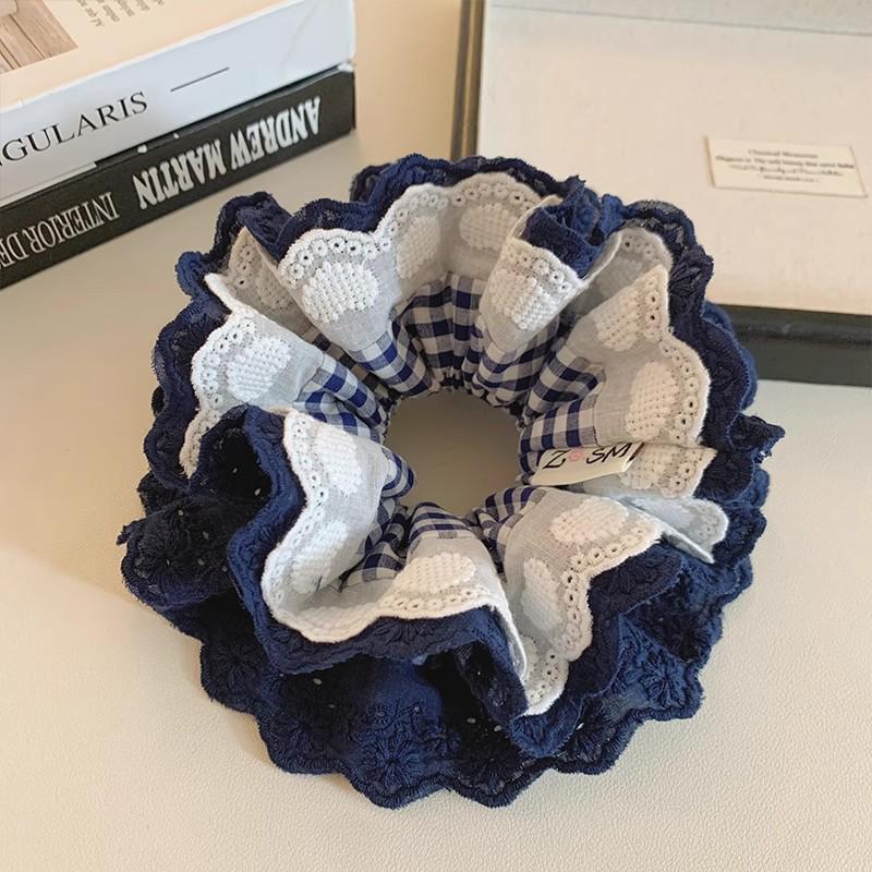French-Korean Double-Layer Ballet Lace Extra Large Hair Scrunchie