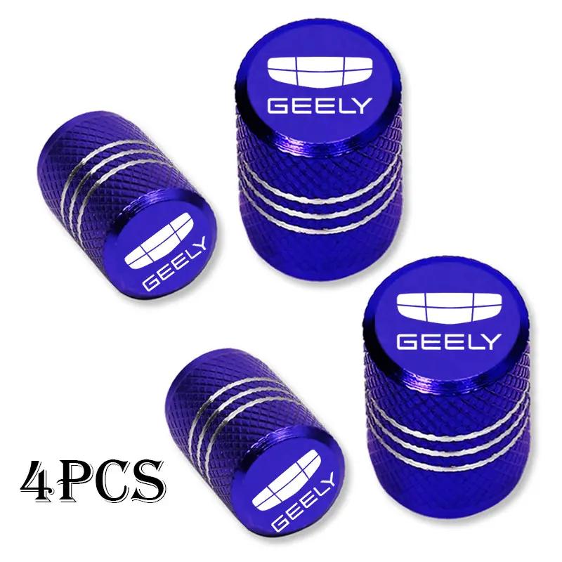 4 шт. для Geely Atlas Coolray Emgrand EC7 EC8 X7 EX7 CK2 Колпачки на ниппель колеса автомобиля Покрышки Ствол шины Воздухозащитные Водонепроницаемые