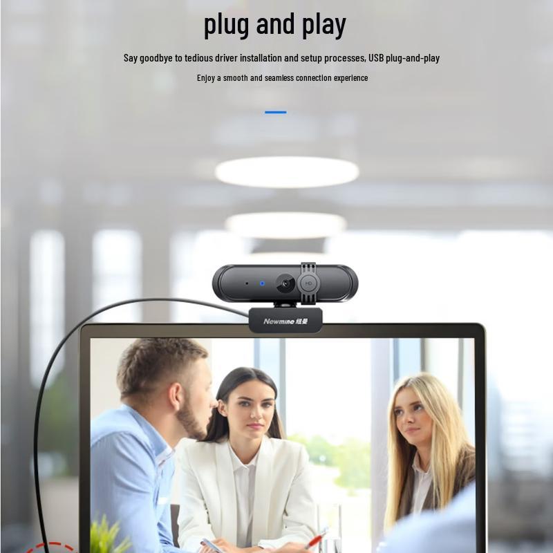 Newman NM-S601 1080P HD USB Webcam with Microphone (CN version)