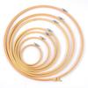 Adjustable Bamboo Embroidery Hoop Circle for Cross Stitch and Flower Designs