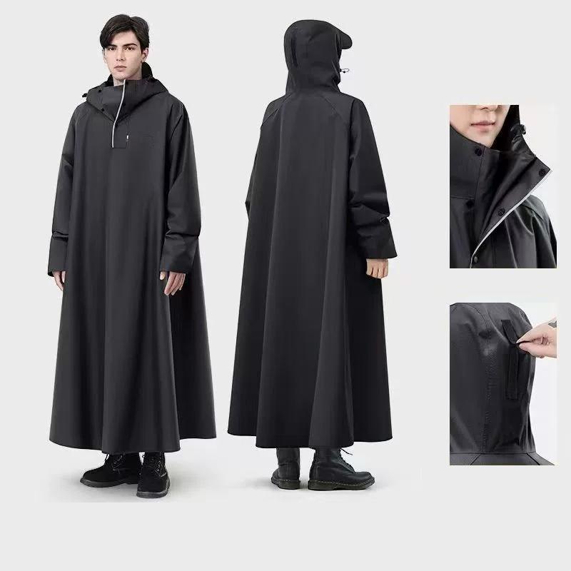 1 шт. Взрослый водонепроницаемый дождевик для мужчин и женщин, цельный утолщенный дождевой плащ-пончо для электромобиля, мотоциклетный дождевик