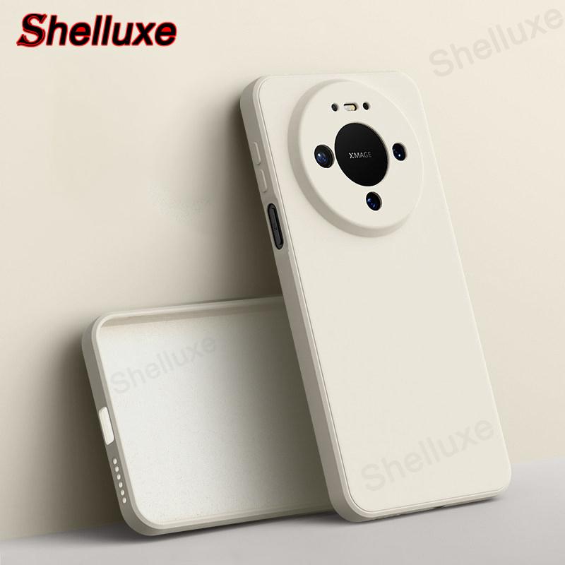 Shelluxe Square Original Liquid Silicone Case For Huawei Mate 80 70 Pro Max Mate80 Pro+ Mate70 Air Global Silky Feel Phone Cover