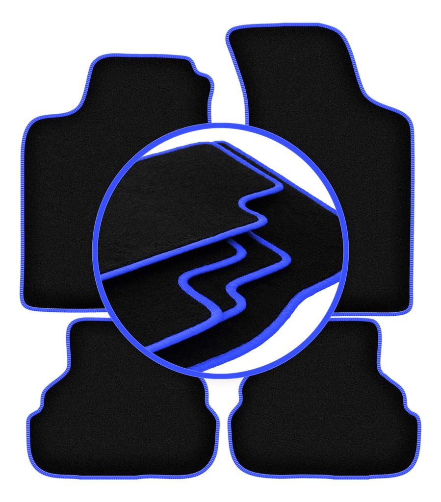 CARLUX-BLUE car mats for: Volkswagen Golf III cabrio, hatchback, station wagon (1993-2002)