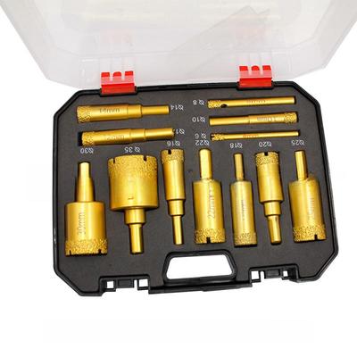 Набор из 12 многофункциональных алмазных сверл для плитки, стекла, керамики и мрамора