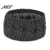 Wide Headband for Cold Weather Winter Knitted Women, Soft Fleece Lined Thermal Hair Fashionable Accessories Band, Thickened Plush Ear Warmer