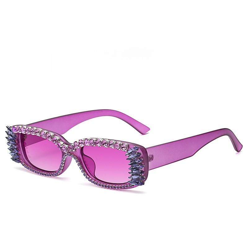 Fashion Square Pc Sunglasses With Uv400 Protection For Travel And Party