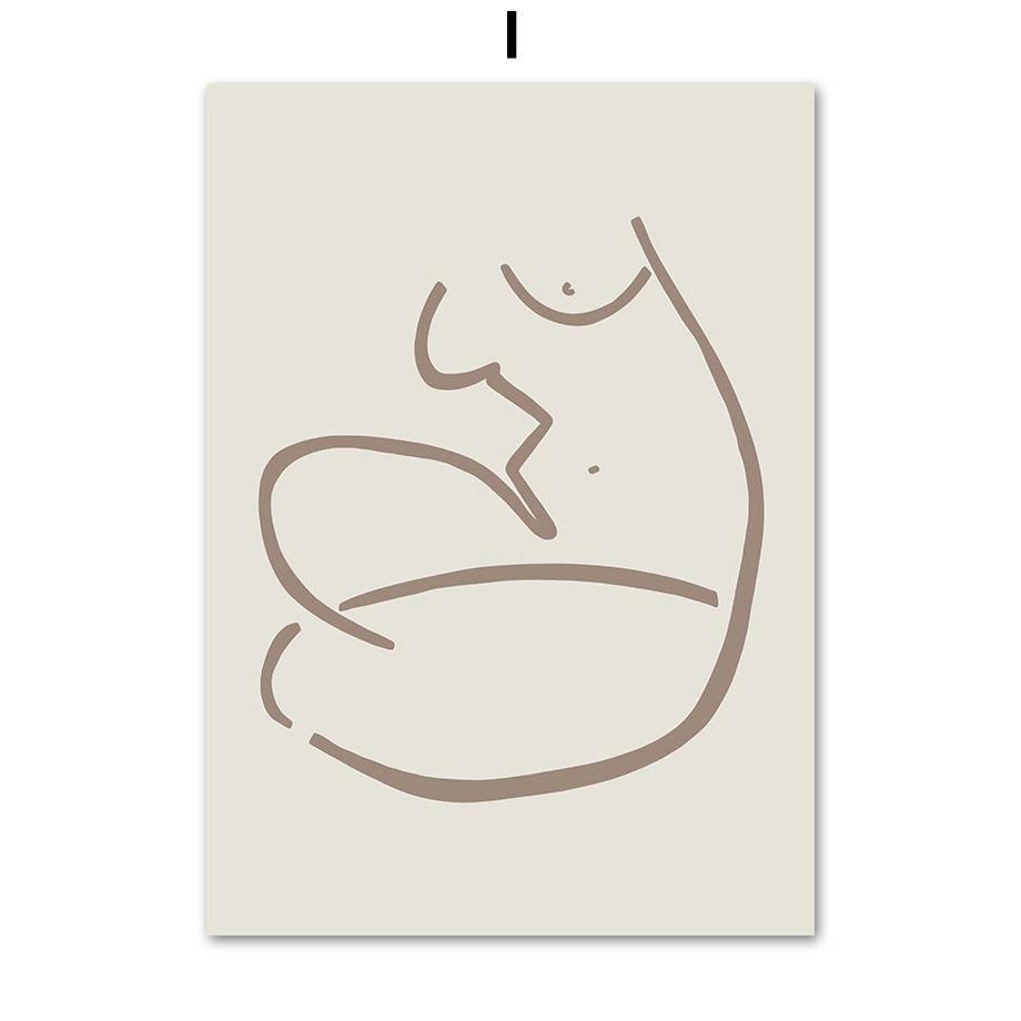 Абстрактная геометрическая кривая, полосатые постеры для девочек и принты, настенная живопись на холсте для гостиной, скандинавская декоративная картина