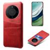 For Huawei Mate 60 PU Leather Coated PC Phone Case Smartphone Cover with Dual Card Slots