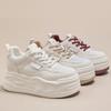 Летние папины кроссовки Женская повседневная обувь 8 см Толстая подошва Увеличение роста Белые кроссовки Дышащие На все случаи жизни Женская обувь