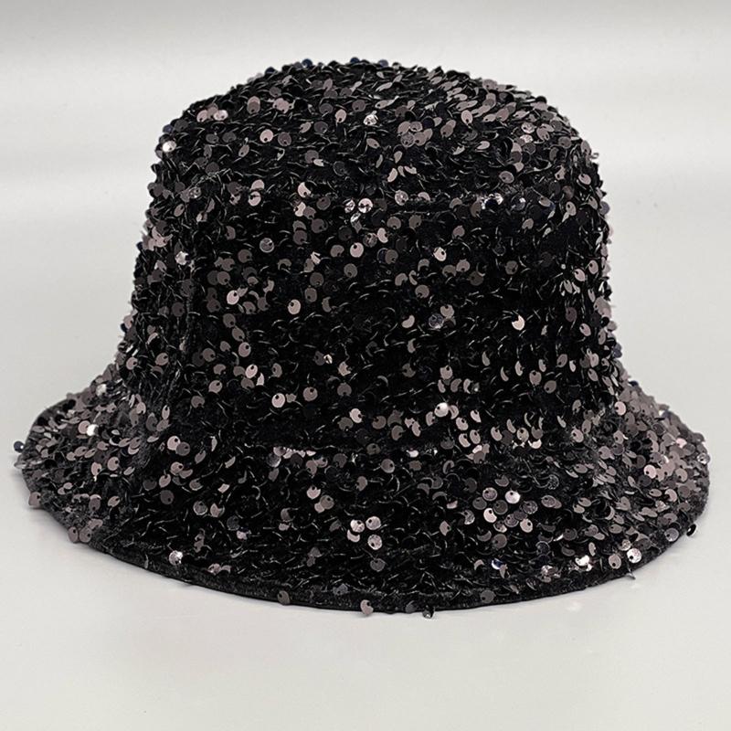 Для шляпы-ведра с пайетками Dazzle Color, многоцветной, подходящей ко всему, шляпы-ведра с широкими полями, крутой летней дышащей рыбацкой кепки, унисекс