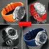 5 цветов Фторкаучуковый Ремешок для часов Для IWC Engineer IW328903 IW328901 IW328902 Водонепроницаемый FKM Ремешок для часов Мужской Резиновый Браслет