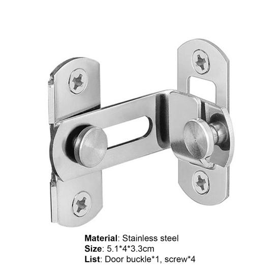 Засов на 90 градусов, антикоррозийный, прочный, высокой твердости, безопасный дверной болт, дверной замок