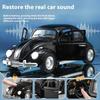 Масштаб 1/18 Beetle 1955 литой под давлением классическая модель серии Sound and Light подарок на день рождения