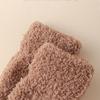 Mid Tube Five Toe Plush Socks Thickened Warm Floor Socks Women Kawaii Five Toe Fleece Socks  Winter