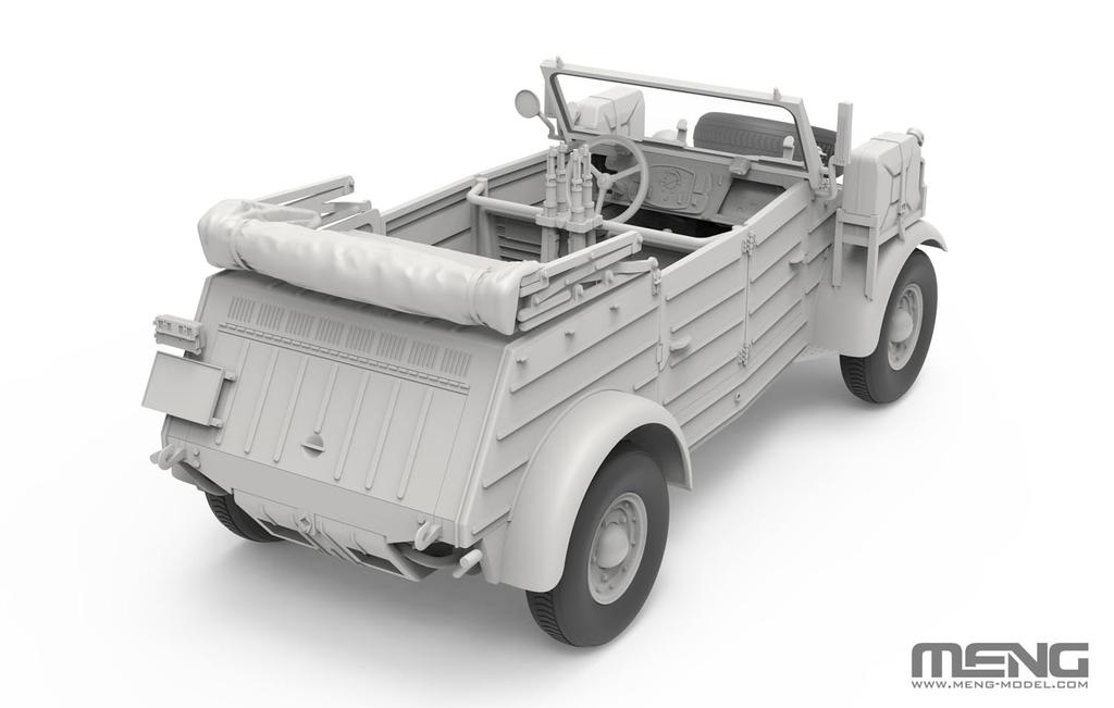 GSI Creos Monmodel German Kubelwagen Type 82 North African Specification Plastic Model Kit MVS015 1/35 Pkw.K1