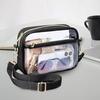 Crossbody Bag Transparent Waterproof Adjustable Strap Portable Lightweight Zipper Closure Large Capacity Phone Money Glasses Stoarge Outdoor