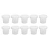 10pcs Dessert Cups with Lids High Temperature Resistant PP Plastic Party Serving Cup for Pudding Yog