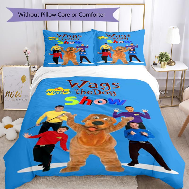 Wiggles Comforter Cover Set Suitable for Dormitory Machine Washable Perfect Gift for Friends Family