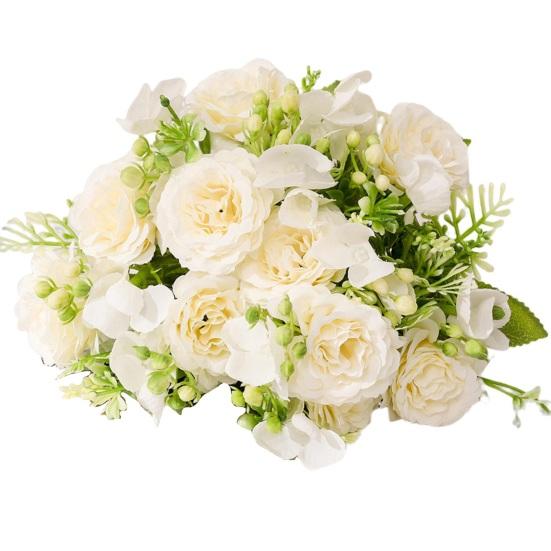 Практичный искусственный цветок пиона, реалистично выглядящий, прозрачная текстура, придает жизненную силу