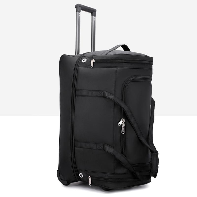 Новая складная сумка-тележка большой вместимости, расширяемая, из ткани Оксфорд, многослойная, дорожная сумка унисекс для переезда