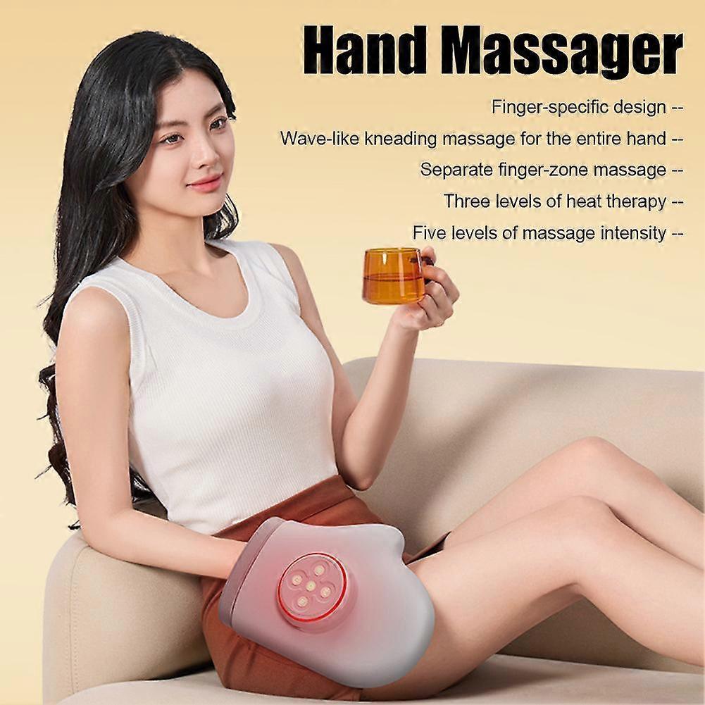 Hand Massager Home Intelligent Electric Massager Finger Joint Airbag Kneading Heat Massage