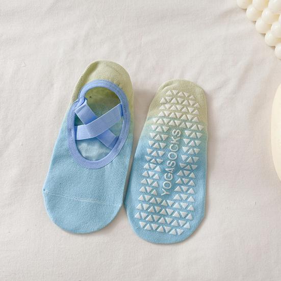 Градиентные носки No Show для женщин с противоскользящим силиконовым покрытием, носки для йоги, невидимые носки-лодочки с низким вырезом для фитнеса, танцев в помещении, спорта