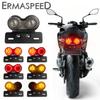 40 светодиодный задний фонарь для мотоцикла, ходовые огни, стоп-сигнал и указатель поворота с кронштейном для номерного знака для уличного мотоцикла
