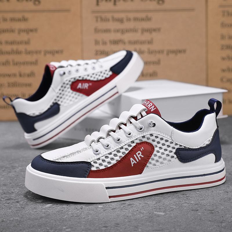 Fashion Men's Shoes Can Be Worn In All Seasons, Breathable Color Matching Board Shoes, Sports and Leisure, Daily Flat-bottomed Wear, Trendy Men's Shoe