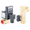 Electronic Drain Valve with Timer Tank Drainage Electric Solenoid Valve for Air Compressor Split
