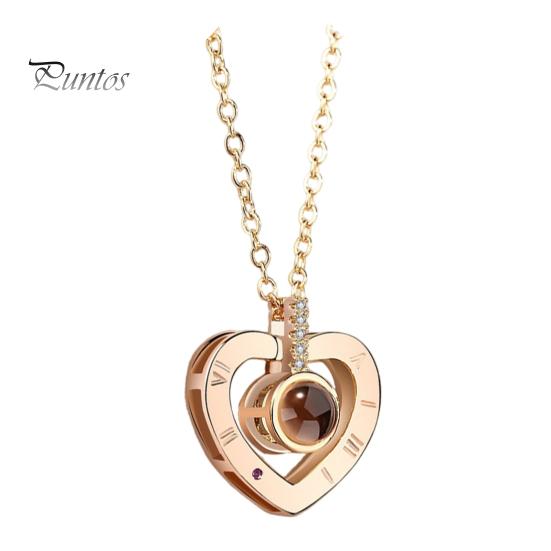 Ожерелье с изображением, персонализированное ожерелье с проекцией фотографий, памятные подарки на День святого Валентина, день рождения для жены или девушки