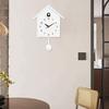 Yousheng Silent Wall Clock High Accuracy Simple Installation Minimalist Birdhouse Modern Design Decorative Hanging Clock